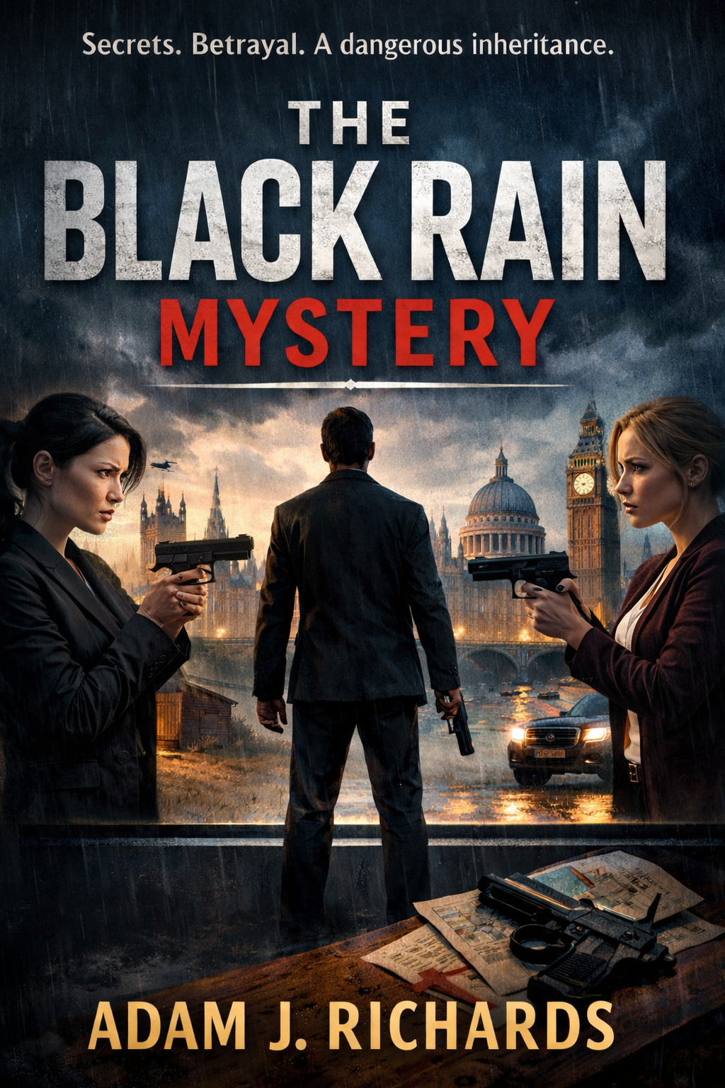 Black rain on call One secret -banner