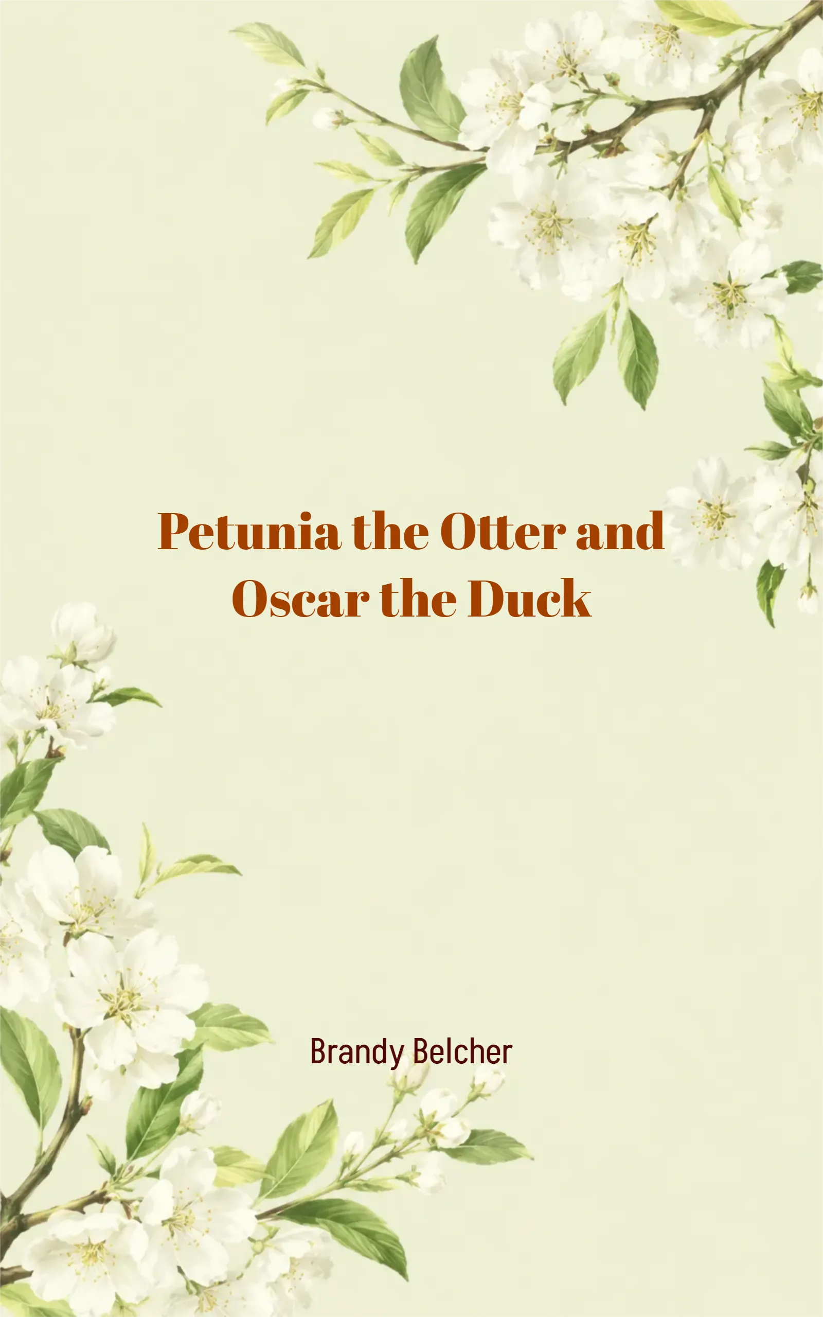 Petunia the Otter and Oscar the Duck