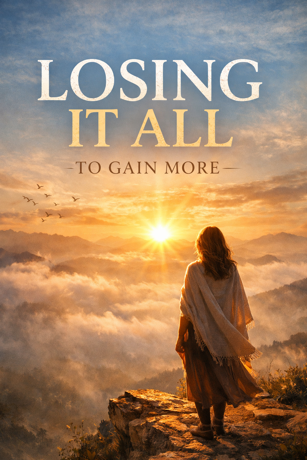 Losing it all to gain more. 