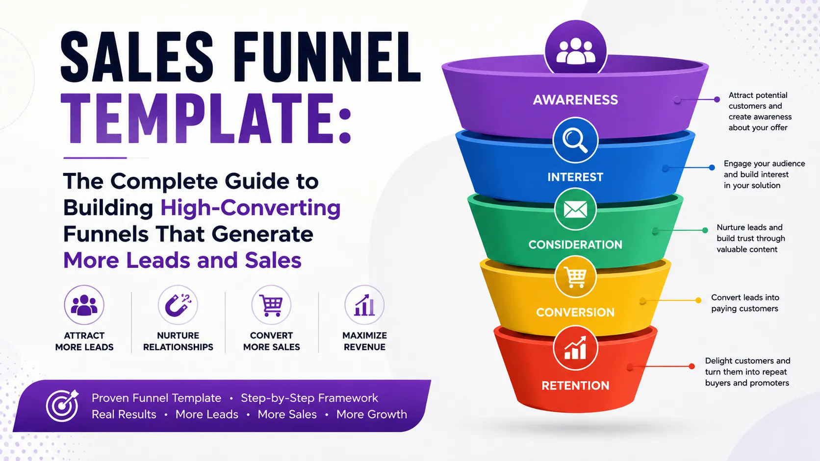 Sales Funnel Template: The Complete Guide to Building High-Converting Funnels That Generate More Leads and Sales